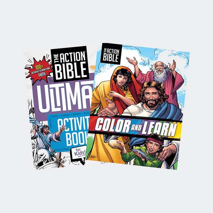 The Action Bible Ultimate Coloring & Activity Pack