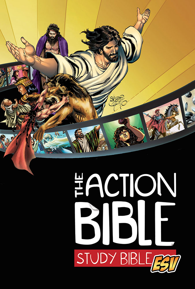 The Action Bible Study Bible ESV Hardcover